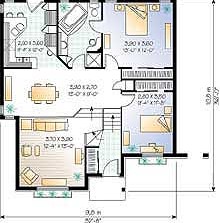 План 1 этажа дома, коттеджа